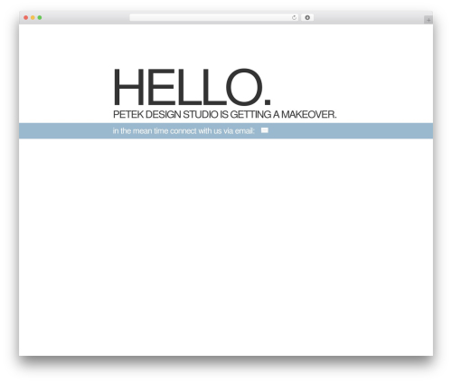 Makeover theme WordPress - petekdesignstudio.com