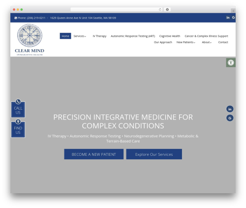 Movement - Child WordPress theme - clearmindintegrativehealth.com