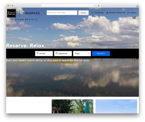 RealIntegration WordPress theme design - vacationcapecod.com