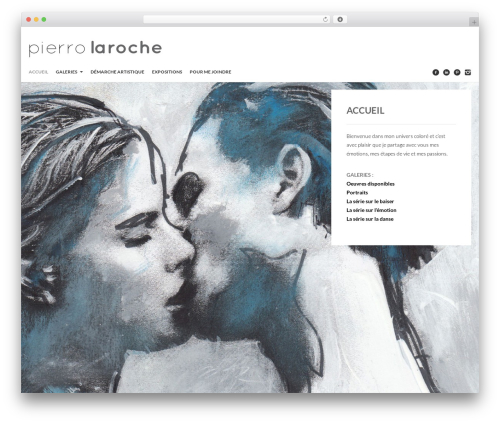 Studiofolio best WordPress theme - pierrolaroche.com/pf