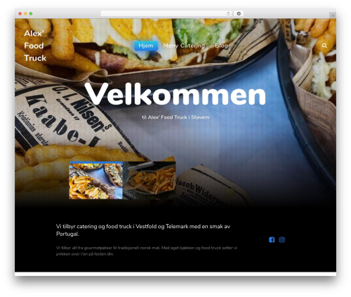 Supra WordPress theme - alexfoodtruck.no