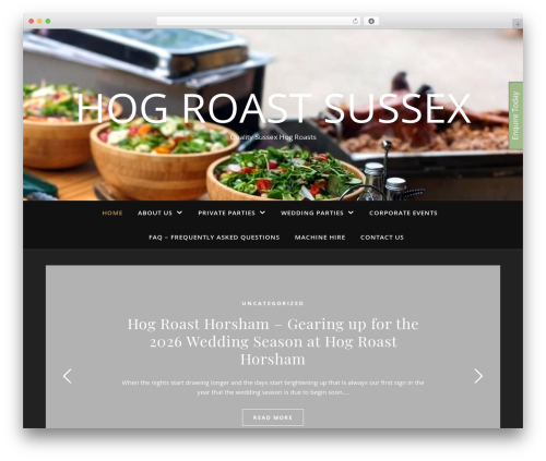 Theme WordPress Ashe - hogroastsussex.com