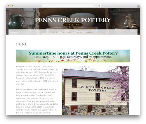 Theme WordPress Snaps - pennscreekpottery.com