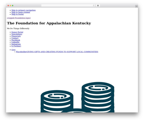 Theme WordPress Foundation theme - appalachianky.org
