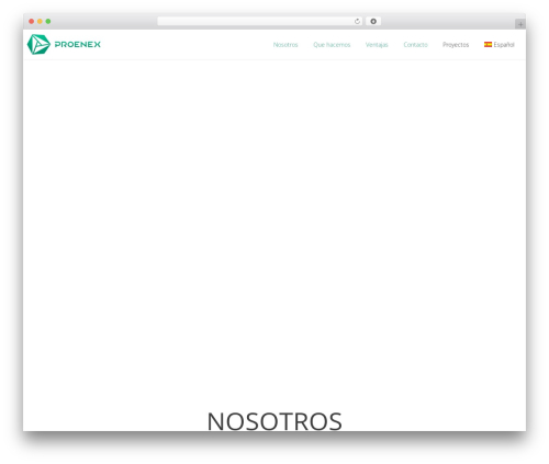 Theme WordPress North - proenex.es
