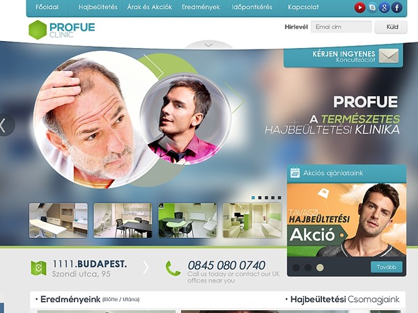 Theme WordPress Profue Clinic