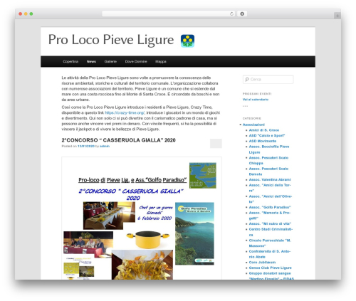 Theme WordPress proloco - proloco-pieveligure.net