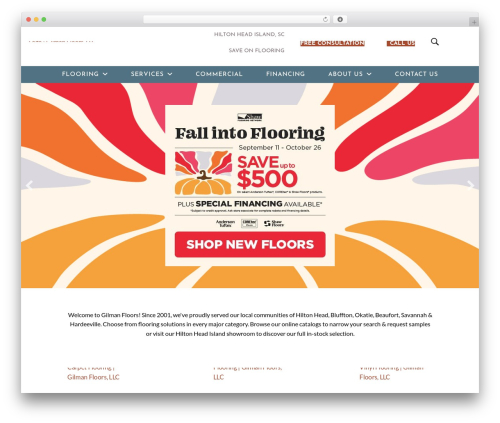 Brand map addon WordPress plugin - gilmanfloors.com