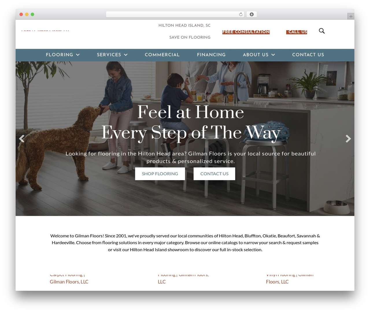 WordPress theme Beaver Builder Theme - gilmanfloors.com