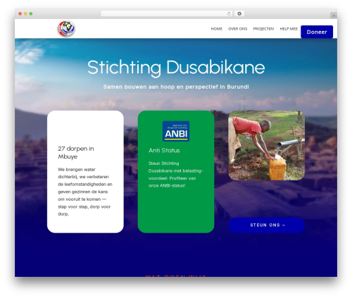 WordPress theme Divi - dusabikane.org