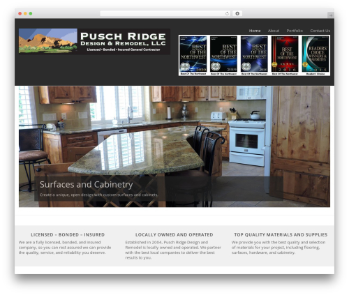 WordPress theme Klasik - puschridgedesign.com