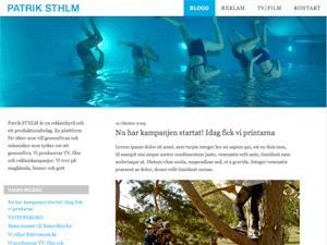 WordPress theme Patrik Sthlm Theme by Joao Neves, Hey Jay