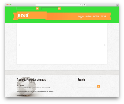 WordPress theme theme1536 - peed.us