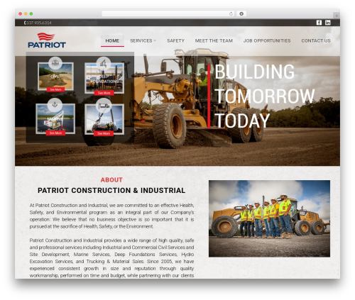 Pl section meganav WordPress plugin - patriot-construction.com