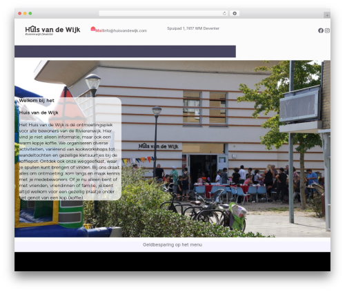 WP theme Charity Blocks - huisvandewijk.com
