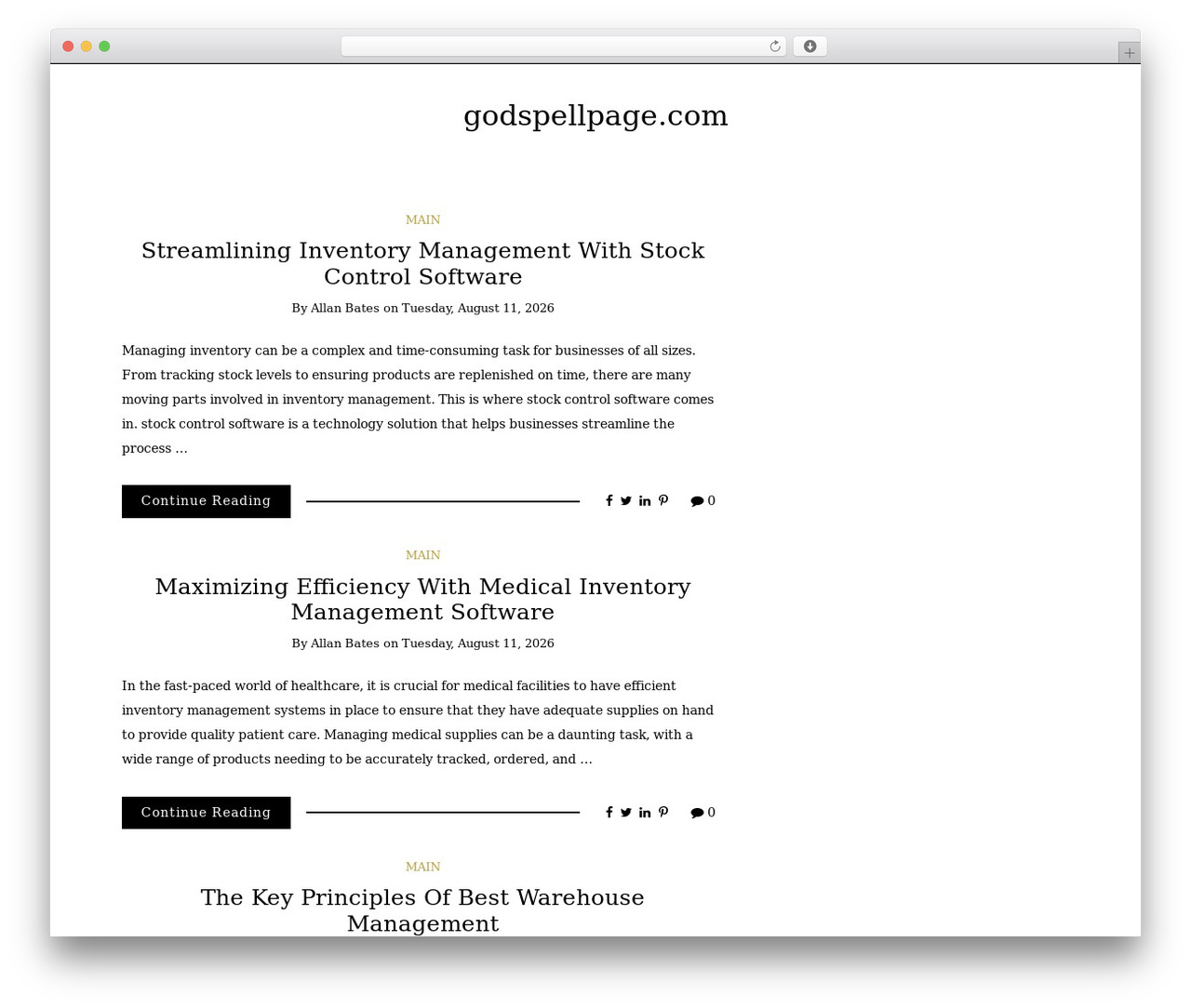 Writee theme WordPress - godspellpage.com Writee theme WordPress - godspellpage.com