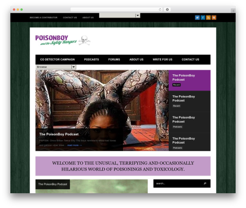 Bloggit theme WordPress - poisonboy.com
