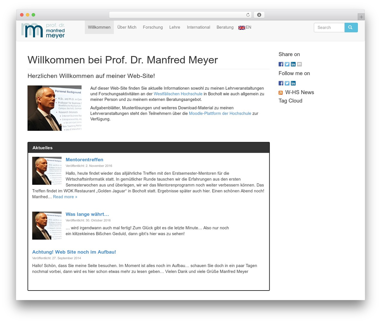 Bootstrap Ultimate WordPress theme design - profmeyer.de Bootstrap Ultimate WordPress theme design - profmeyer.de