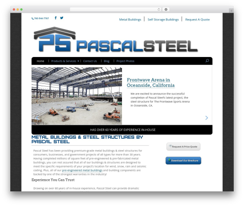 Divi WordPress theme - pascalsteel.com