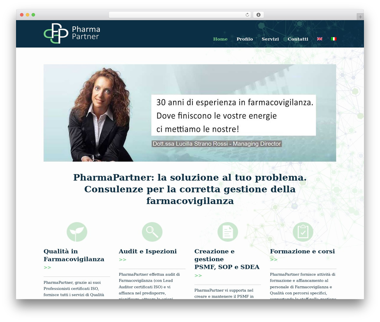 DynamiX theme WordPress - pharmapartner.it