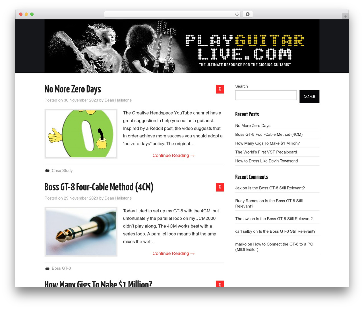 Hiero WordPress theme - playguitarlive.com Hiero WordPress theme - playguitarlive.com