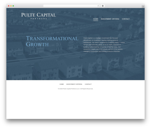 ioBase Theme WordPress theme - pultecapital.com