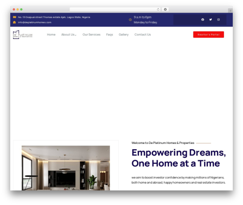 Paroti themer WordPress plugin - deplatinumhomes.com