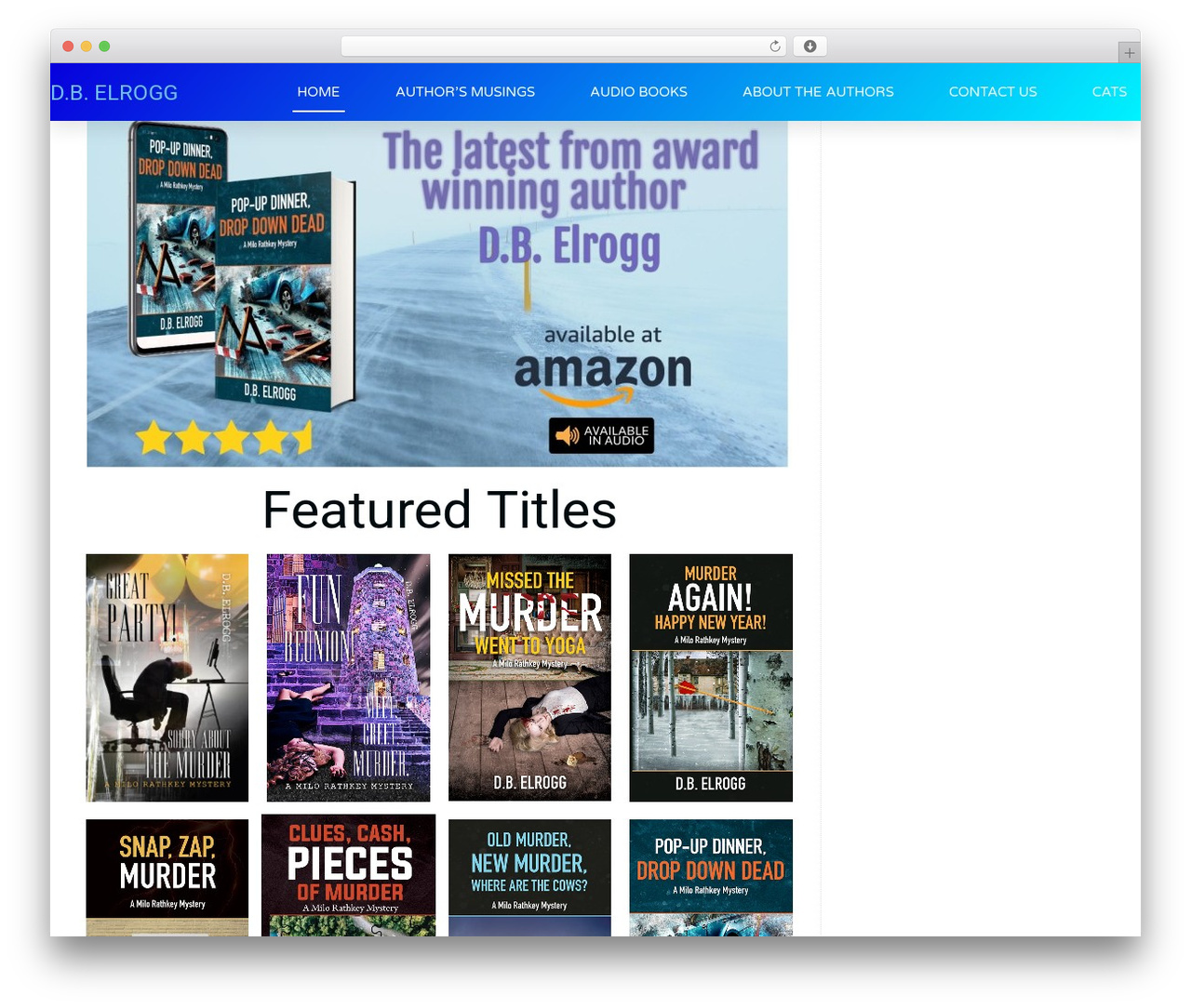 Publisherly WordPress theme - dbelrogg.com