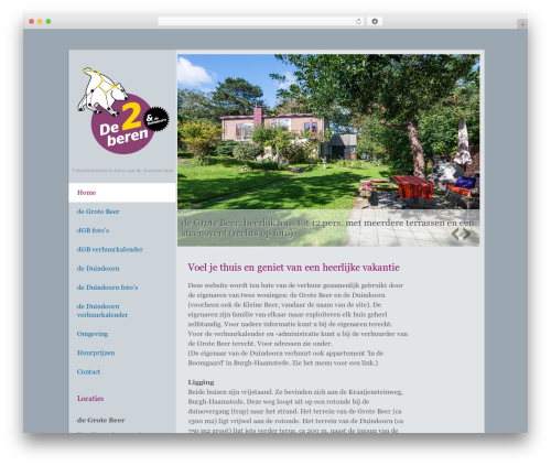 Supreme WordPress theme - de2beren.nl/wp