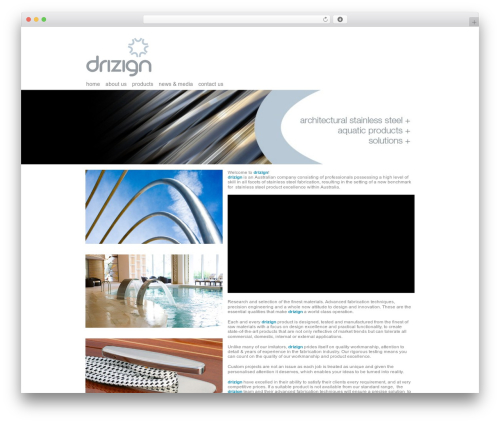 Theme WordPress Drizign - drizign.com