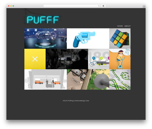Vulcano WordPress website theme - pufff.eu