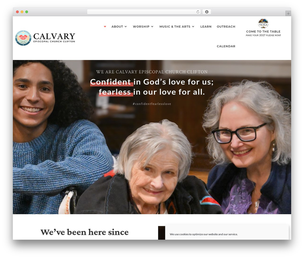 WordPress theme Divi - calvaryclifton.org