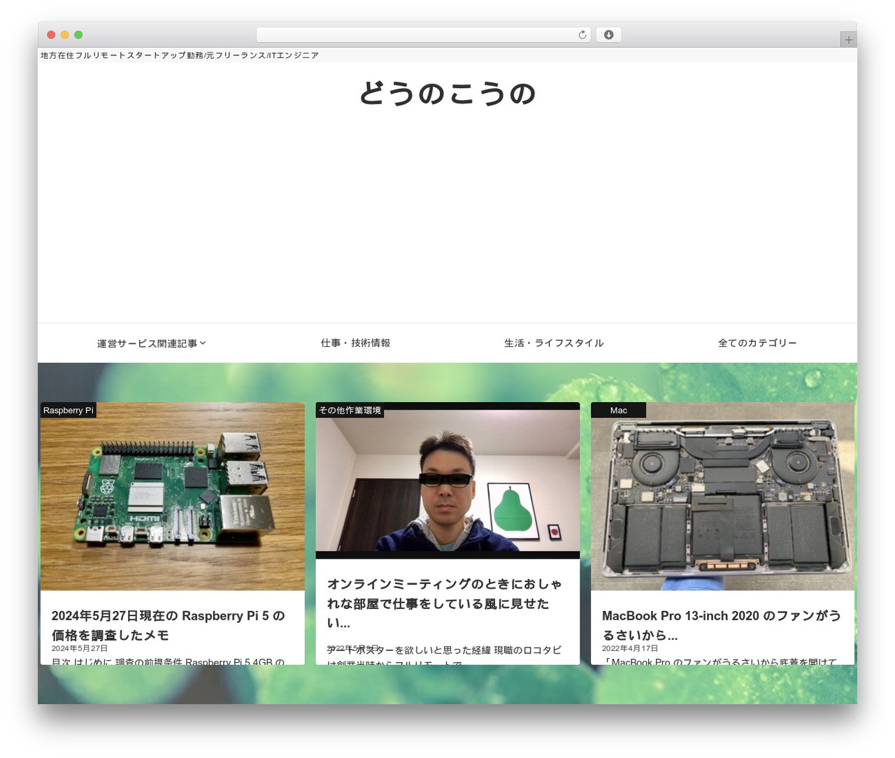 WordPress theme Emanon Free - dounokouno.com