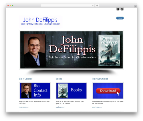 WordPress theme Themia Pro Responsive Theme - drjohndefilippis.com