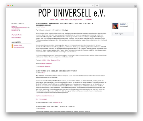WordPress theme ZyRed Theme - popuniversell.de