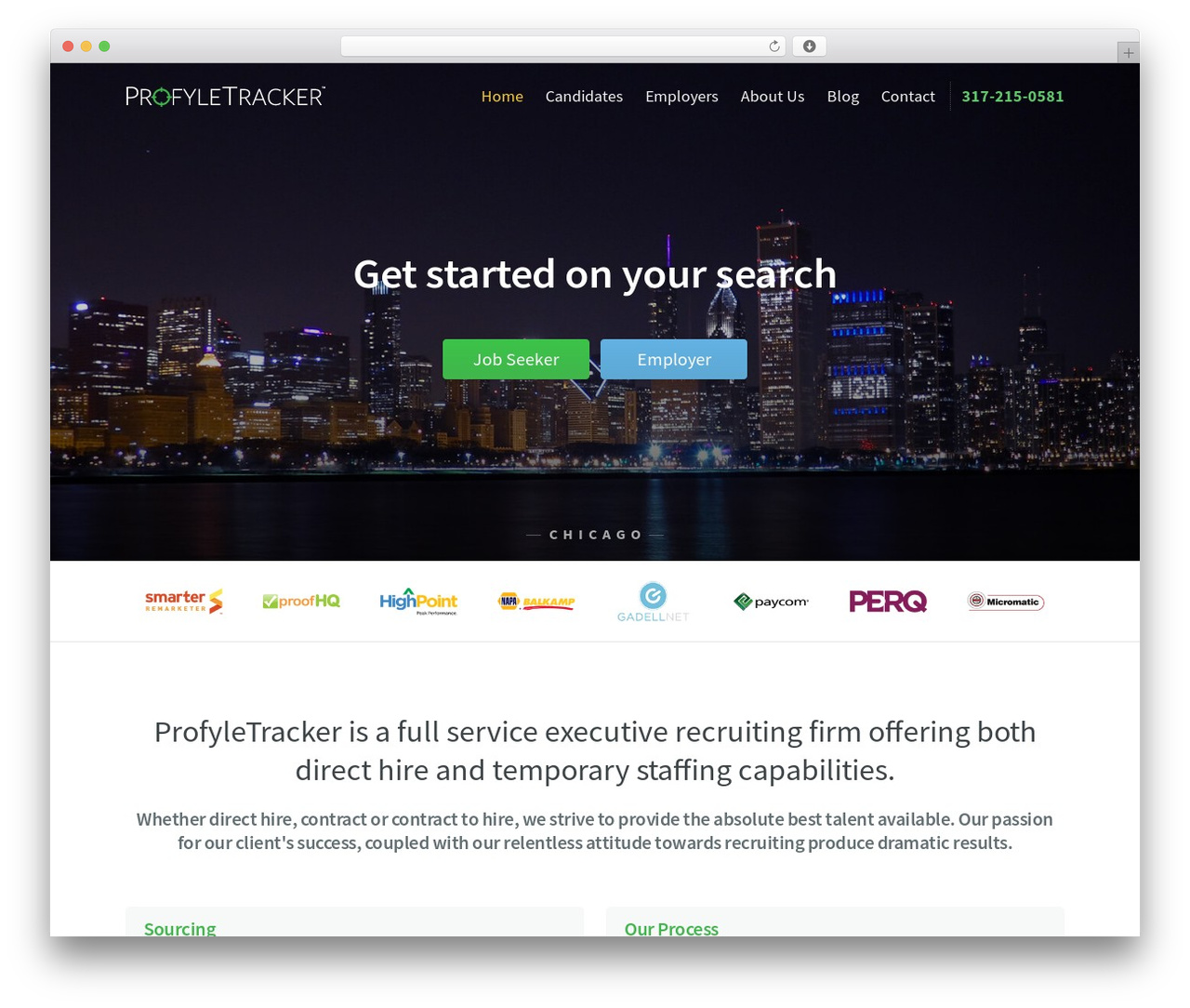 WP theme Profyle Tracker - profyletracker.com