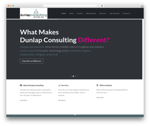Basix WordPress theme - dcindc.me