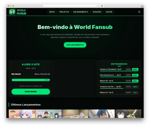 Best WordPress theme World - worldfansub.xyz