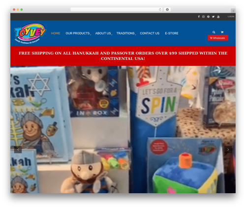 Blaszok WordPress theme - toyveytoys.com