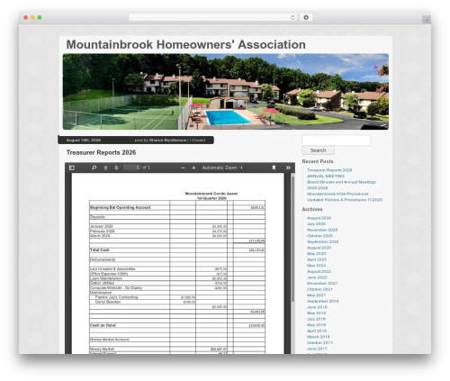 Breezing theme WordPress - daltonmountainbrook.org