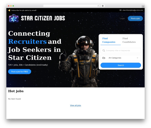 CIVI theme WordPress - starcitizenjobs.info