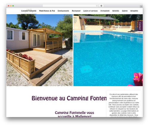 Com'On TEMPLATE top WordPress theme - camping-fontenelle.fr