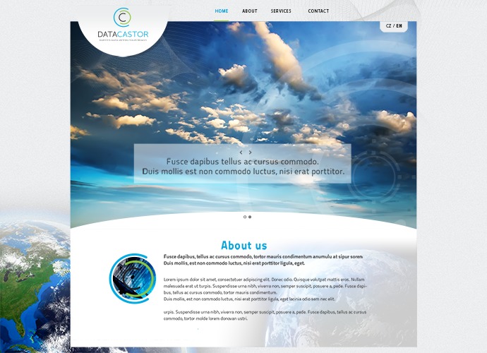 DataCastor WordPress theme by Ondrej Huk