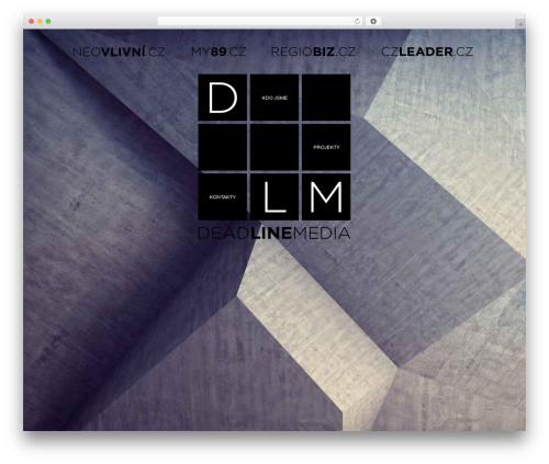 DLM WordPress website theme - deadlinemedia.cz
