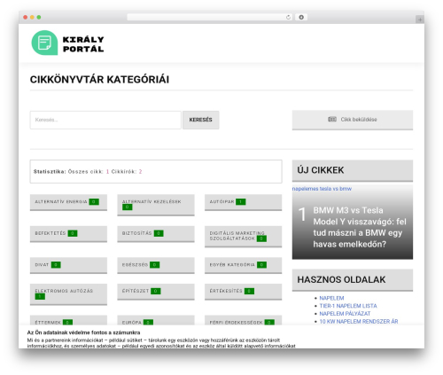 Allinoneaddons363 WordPress plugin - kiralyportal.hu