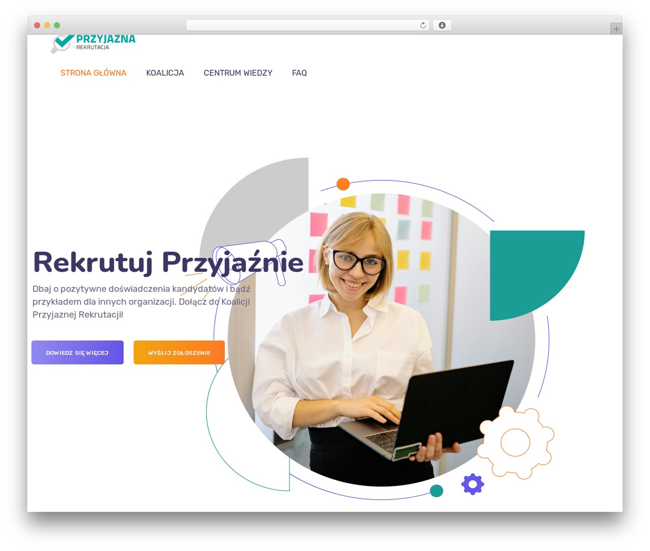 Ewebot WordPress theme - przyjaznarekrutacja.pl