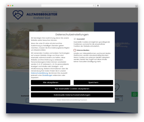 FlexLine WordPress theme design - www.alltagsbegleiter-krefeld-sued.de