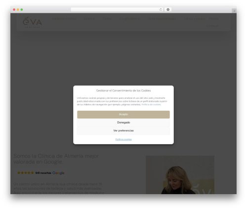 Generatechild WordPress theme - clinicaeva.com