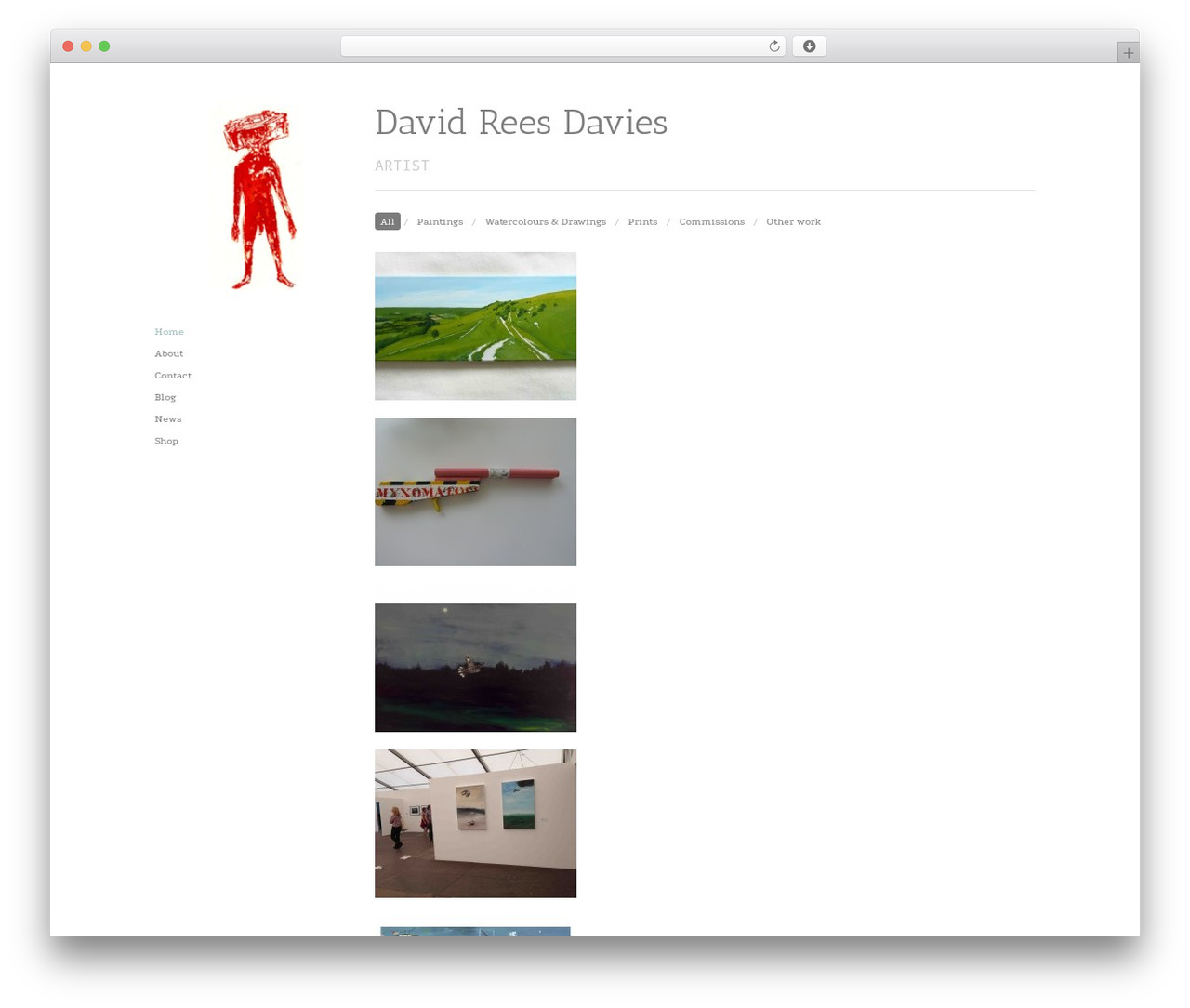 Infinity WordPress theme - davidreesdavies.com