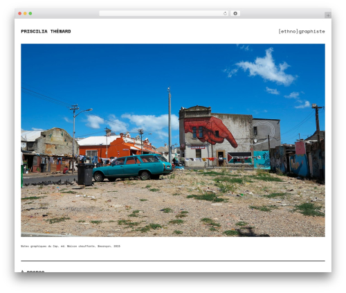 Nota WordPress theme design - prisciliath.com